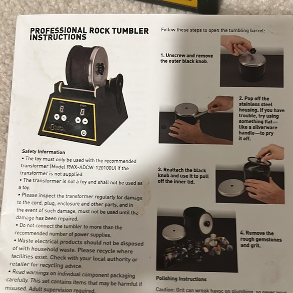 National Geographic Professional Rock Tumbler - Picture 4 of 4